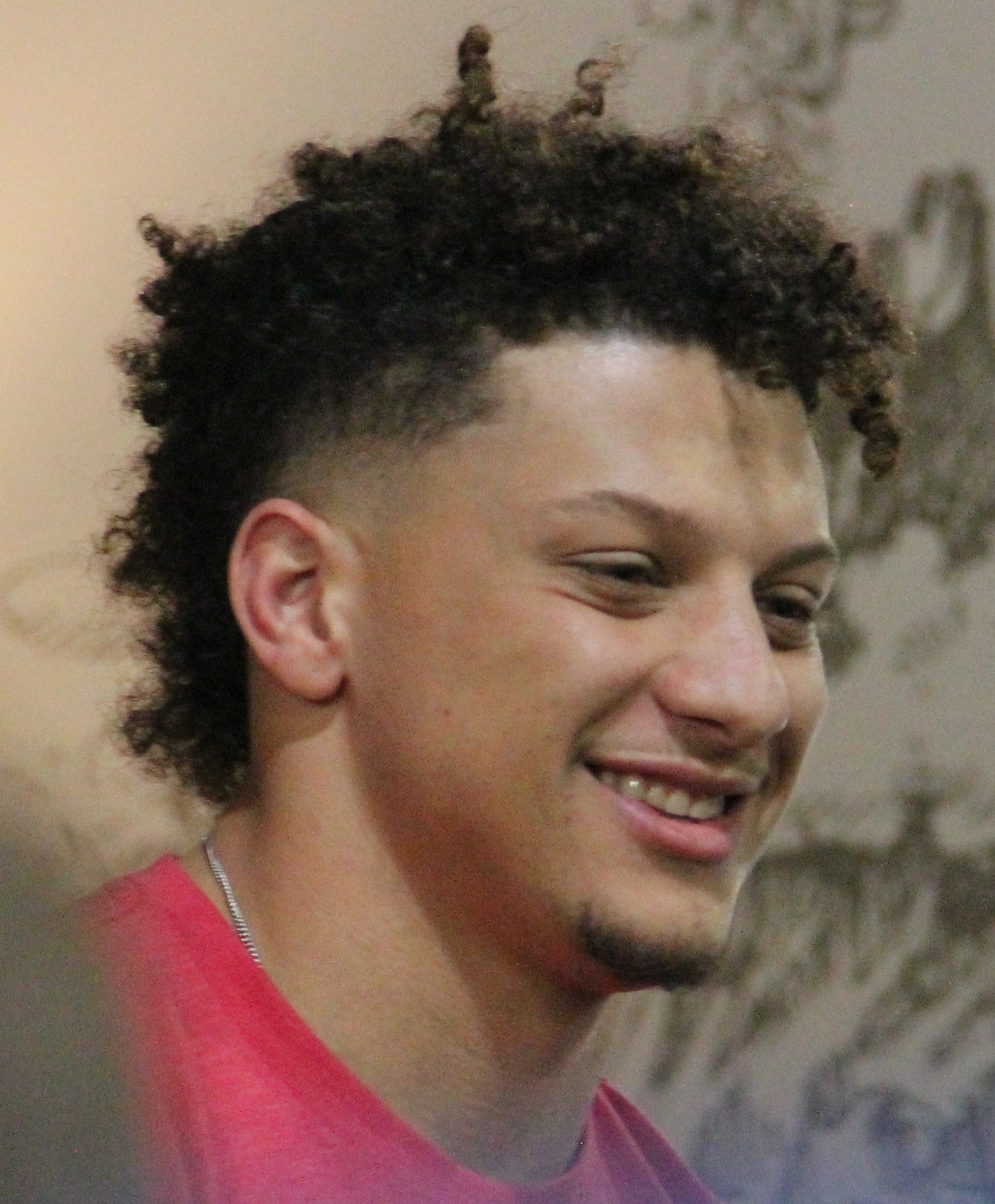 Patrick Mahomes in February 2019